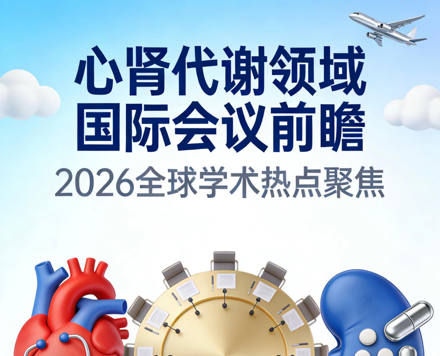 2026年心肾代谢领域国内外重要会议前瞻